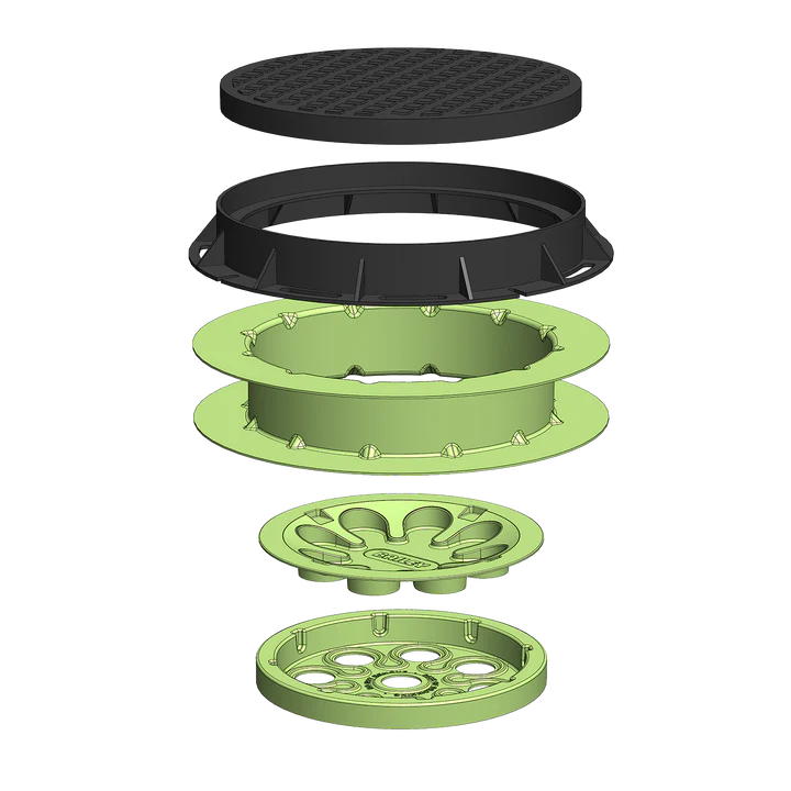 Underground Tank Driveway Lid Assembly