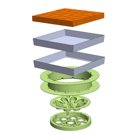 Underground Tank Paving Lid Assembly