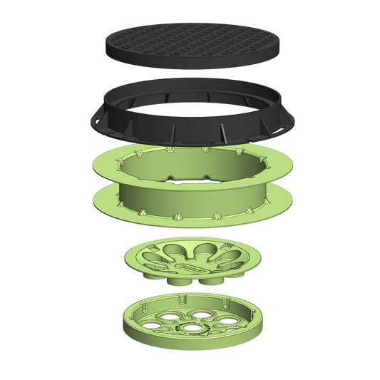 Underground Tank Driveway Lid Assembly